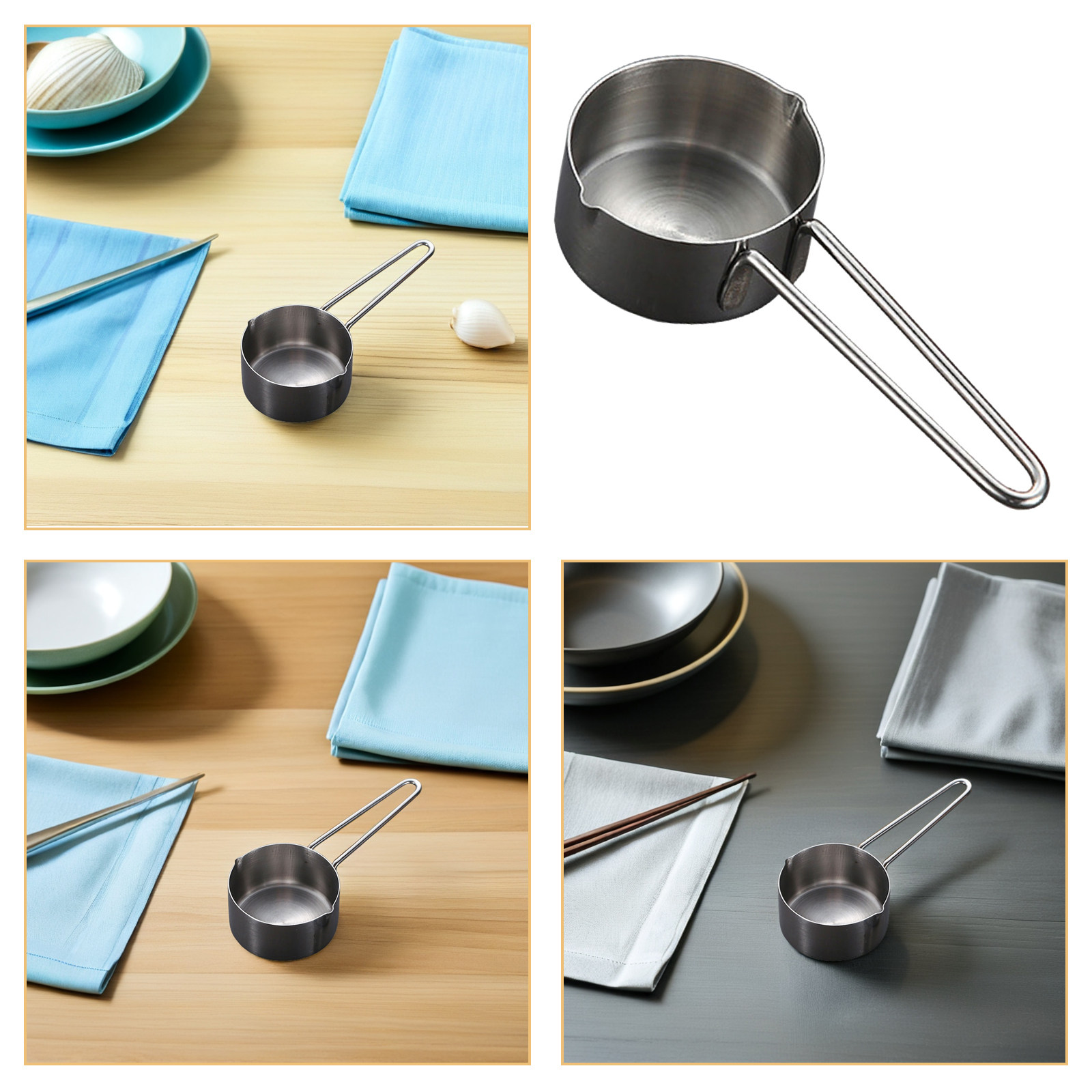 Stainless Steel Measuring Spoo - Coffee Bean And Tea Leaf ulasan dan harga
