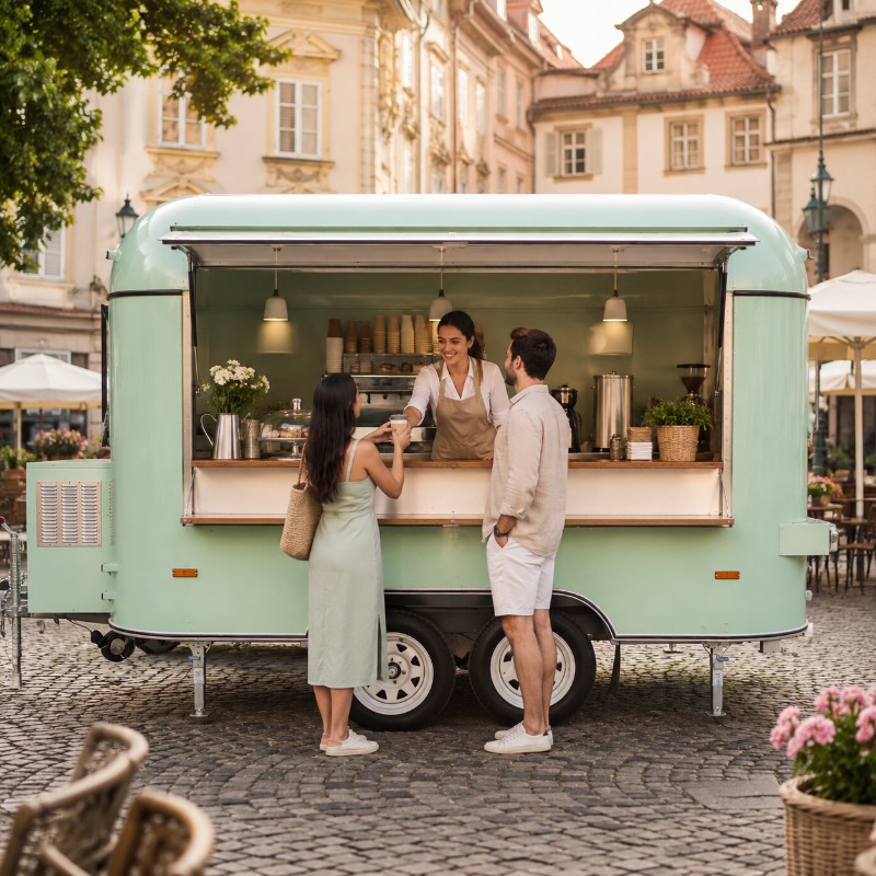 Food Cart Commercial Vending C - Coffee Tea Hot ulasan dan harga